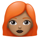 Жінка: середній тон шкіри руде волосся для Huawei HarmonyOS 4.0