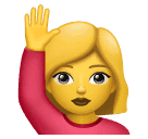 Женщина с поднятой рукой для Huawei HarmonyOS 4.0