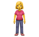 Женщина стоит для Huawei HarmonyOS 4.0