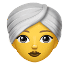 Žena s turbanem na hlavě