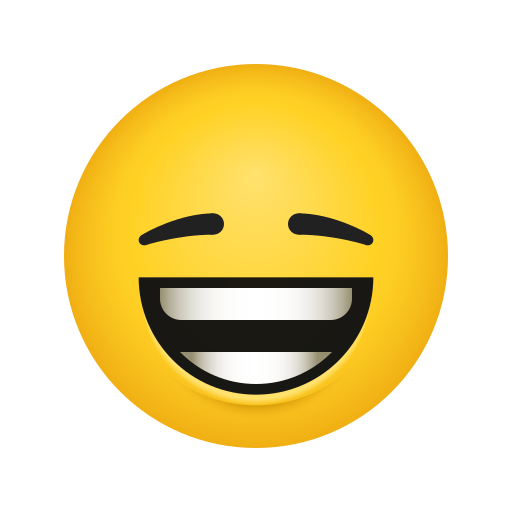 Visage Souriant Aux Yeux Rieurs