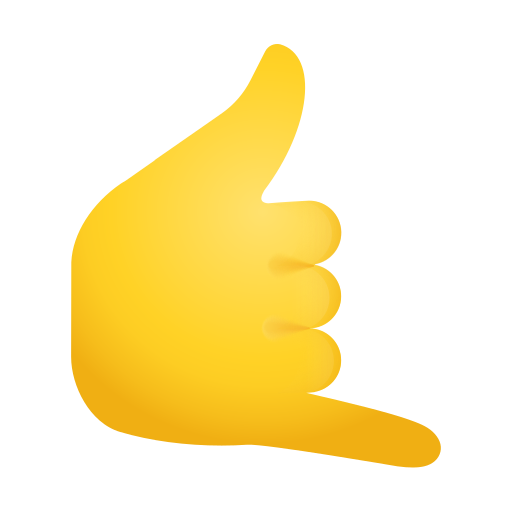 Signe Appel Téléphonique Avec Les Doigts