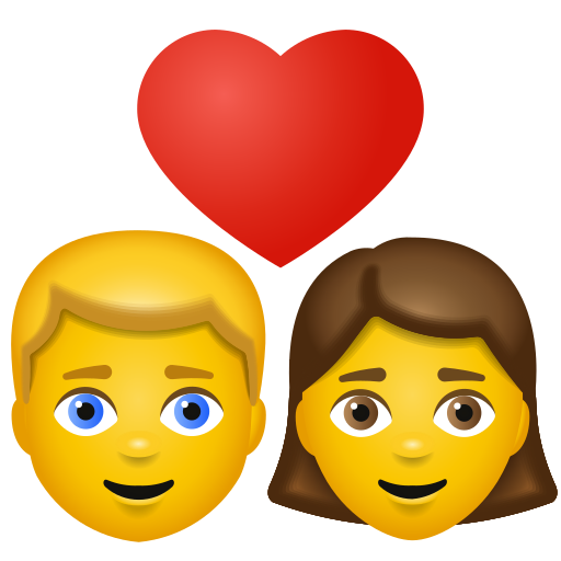 Couple avec cœur