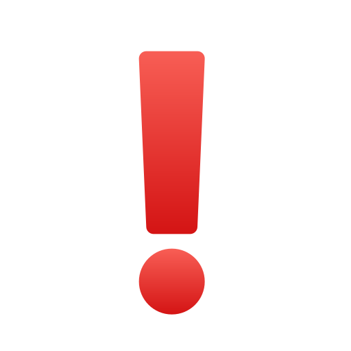 Point D’Exclamation Rouge