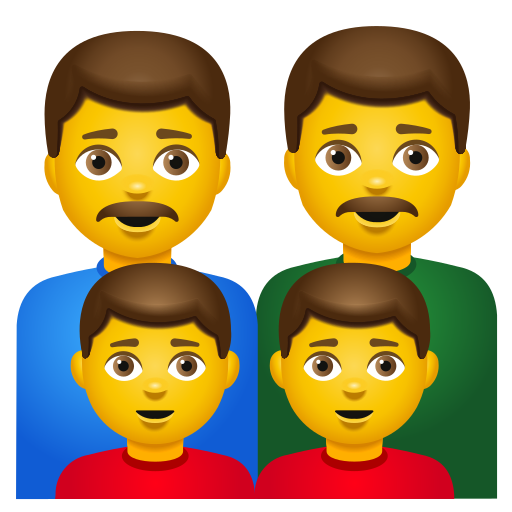 Famille: Homme, Homme, Garçon, Garçon