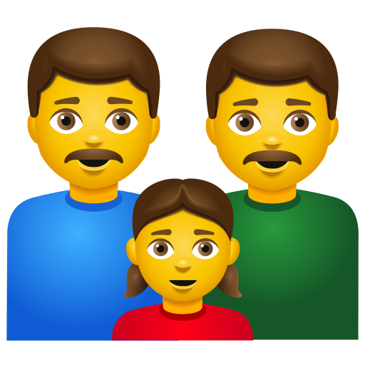 Famille: Homme, Homme, Fille