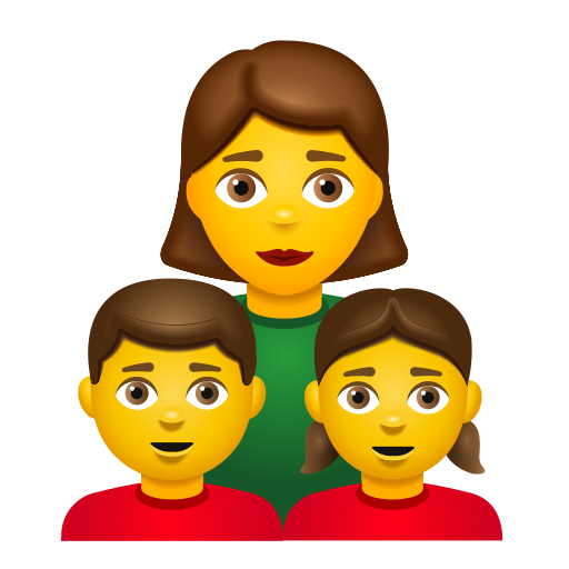 Famille: Femme, Fille, Garçon