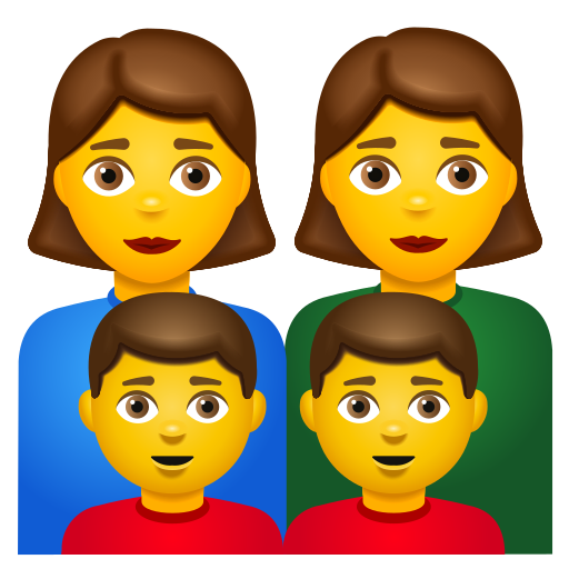 Famille: Femme, Femme, Garçon, Garçon