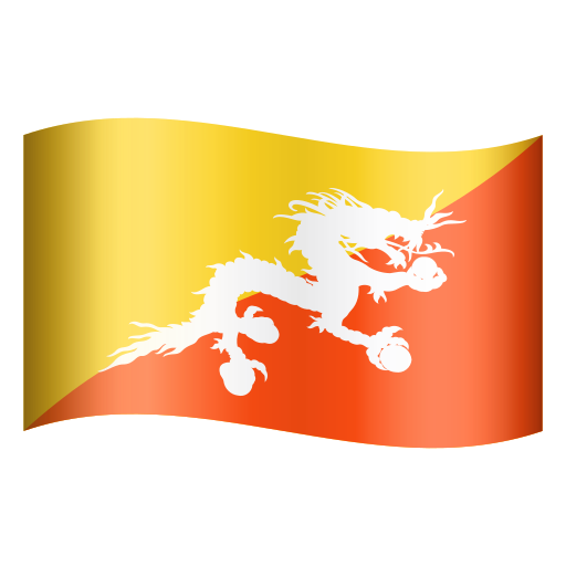 Drapeau: Bhoutan