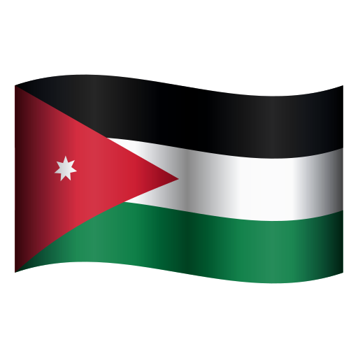 Drapeau: Jordanie