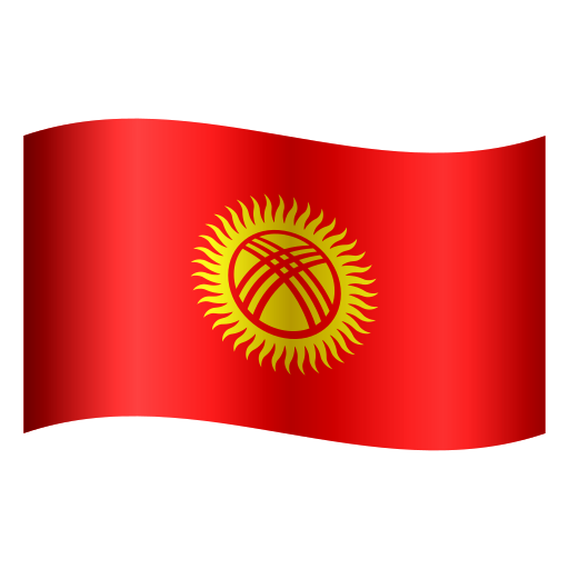 Drapeau: Kirghizstan