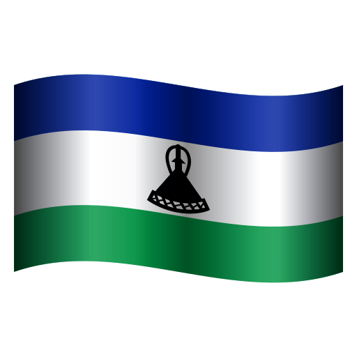 Drapeau: Lesotho