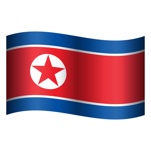 Drapeau: Corée du Nord