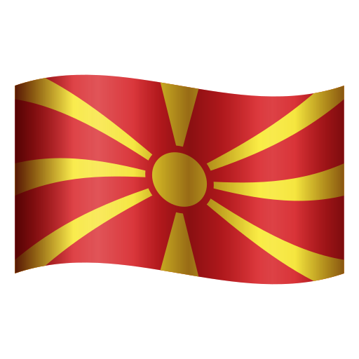 Drapeau: Macédoine du Nord