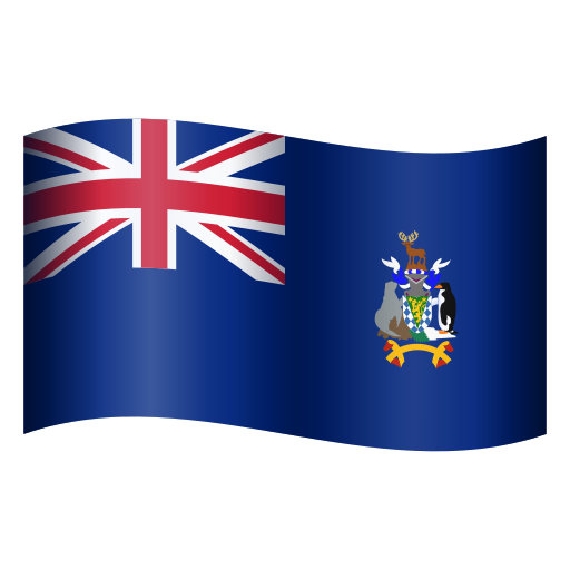 Drapeau: Géorgie du Sud-et-les Îles Sandwich du Sud