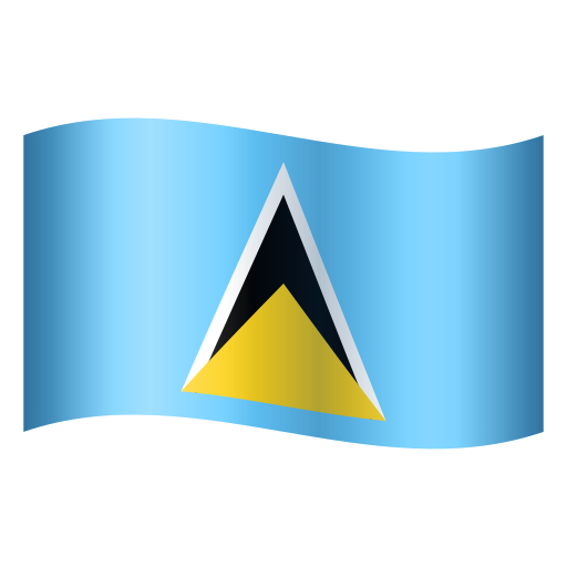 Drapeau: Sainte-Lucie