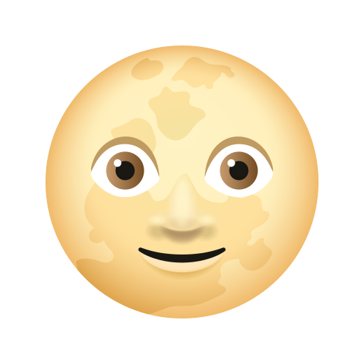 Pleine Lune Avec Visage