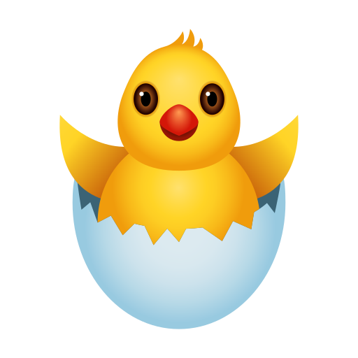 Poussin Qui Éclôt