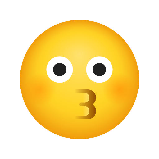 Visage Faisant Un Bisou