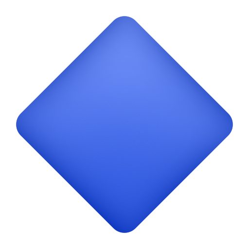 Grand Losange Bleu