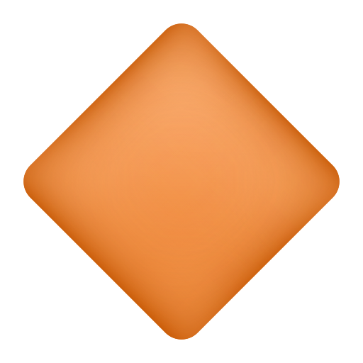 Grand Losange Orange