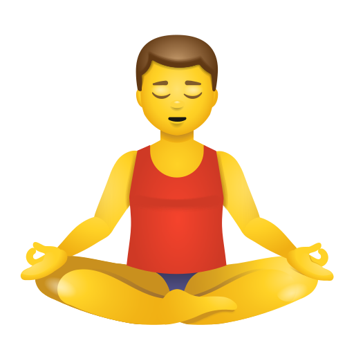 Homme Dans La Posture Du Lotus