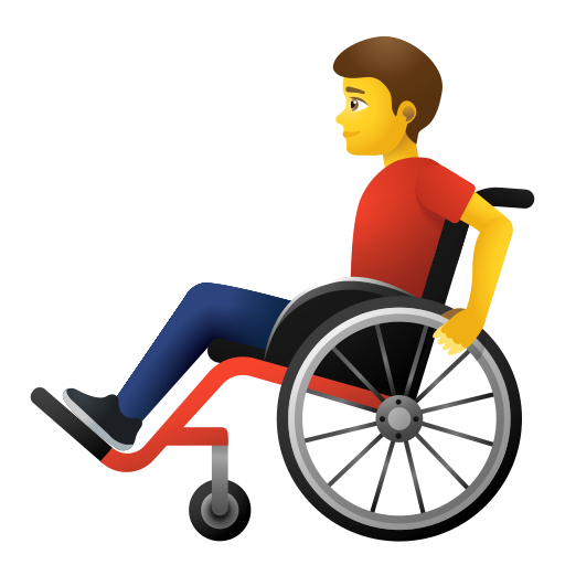 Homme En Fauteuil Roulant Manuel