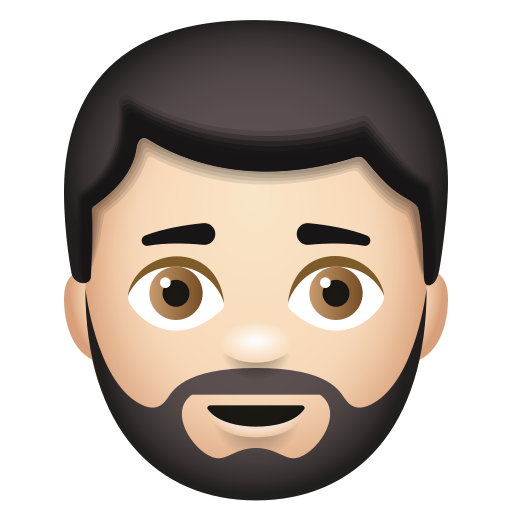 Homme: Peau Claire, Barbe