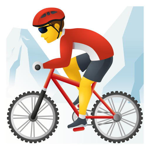 Homme En VTT