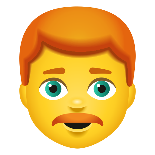 Homme: Cheveux Roux