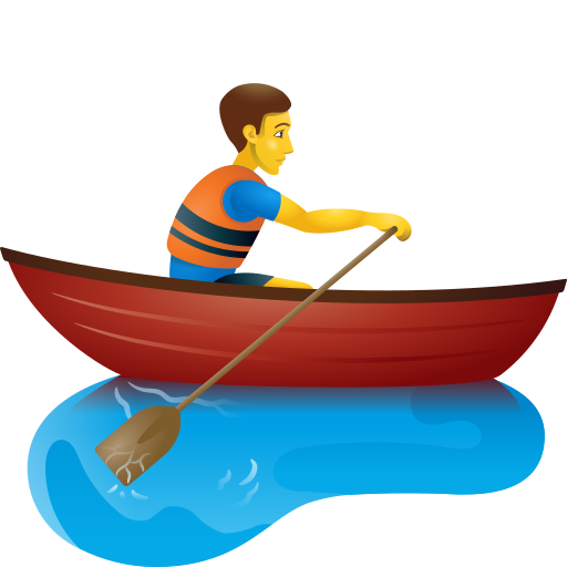 Rameur Dans Une Barque