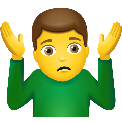 Homme Qui Hausse Les Épaules