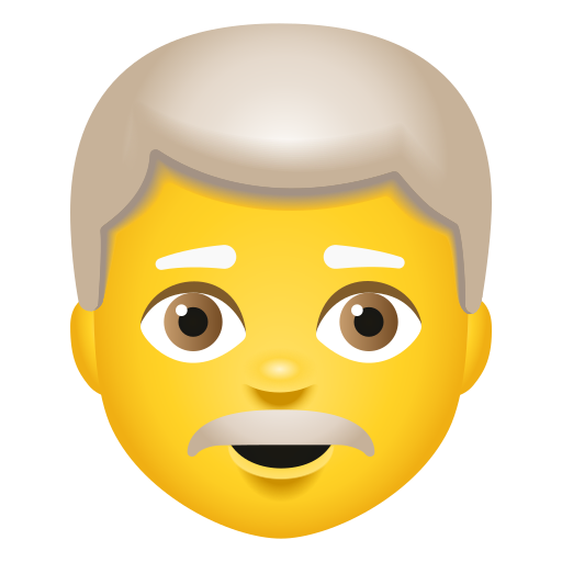 Homme: Cheveux Blancs