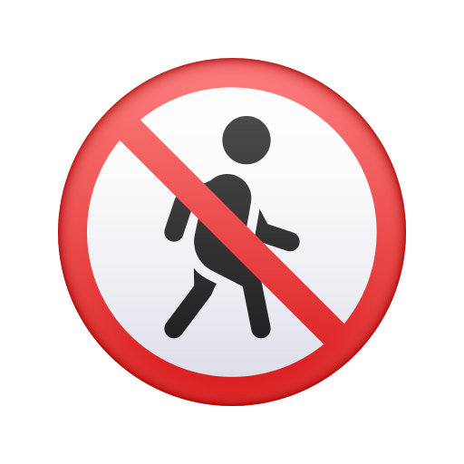 Interdit Aux Piétons