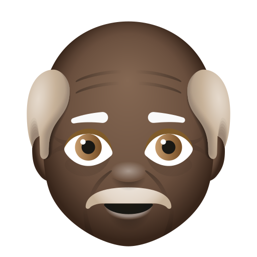Homme Âgé: Peau Foncée