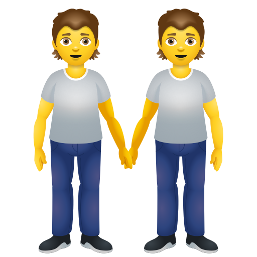Deux Personnes Se Tenant La Main