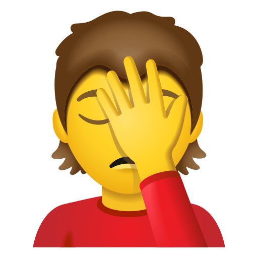 Personne Avec La Paume Sur Le Visage