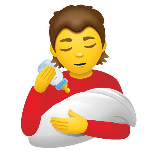 Personne Nourrissant Un Bébé