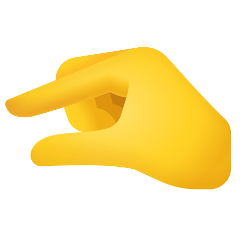 Pouce Et Index Rapprochés