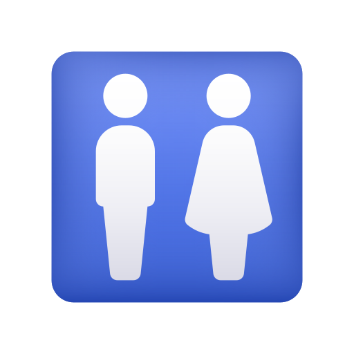 Panneau Toilettes