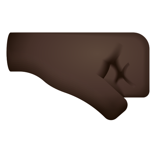 Poing À Droite: Peau Foncée