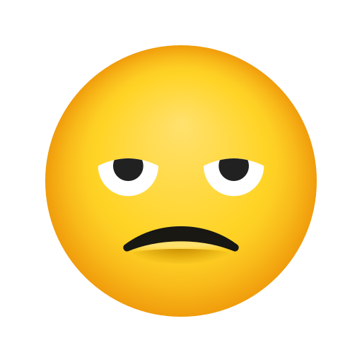 Visage Légèrement Mécontent