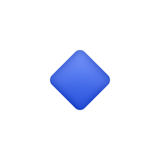 Petit Losange Bleu