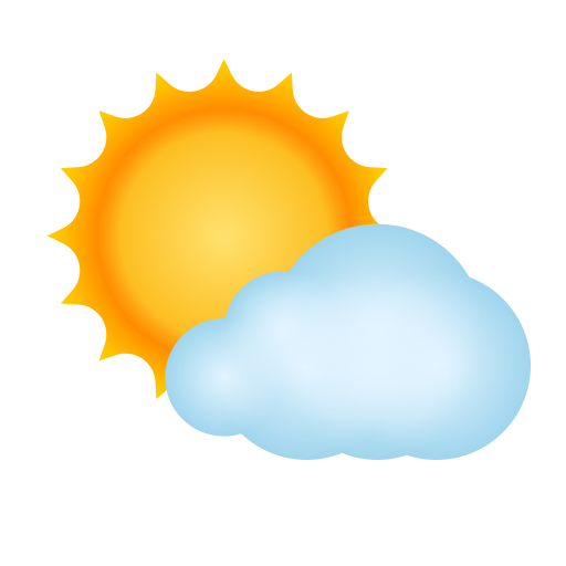 Soleil Derrière Un Petit Nuage