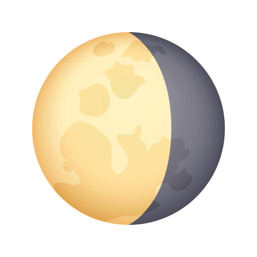 Lune Gibbeuse Décroissante