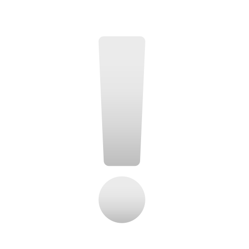 Point D’Exclamation Blanc