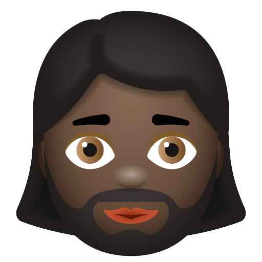 Femme: Peau Foncée, Barbe