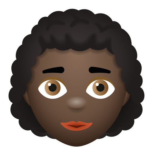Femme: Peau Foncée, Cheveux Bouclés