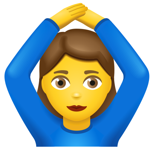 Femme Faisant Un Geste D’Acceptation