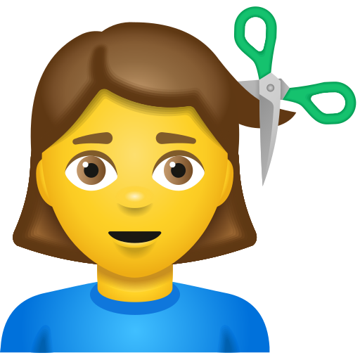 Femme Qui Se Fait Couper Les Cheveux